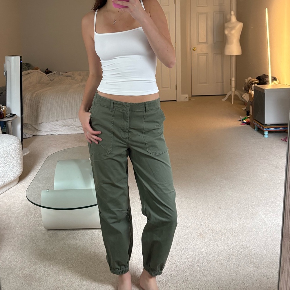 Banana republic Green Cargo Pants